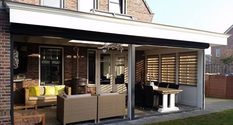 Veranda met lichtstraat