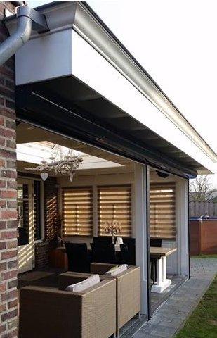 Overkapping met lichtstraat