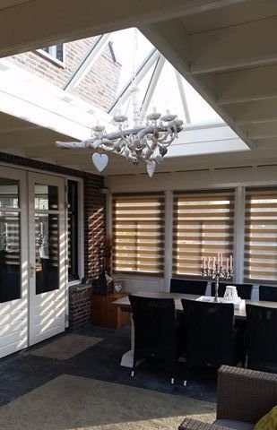 Veranda met lichtstraat